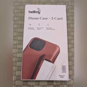 Belroy Leather 3 Card Case for iPhone 6.7" 2023 Model